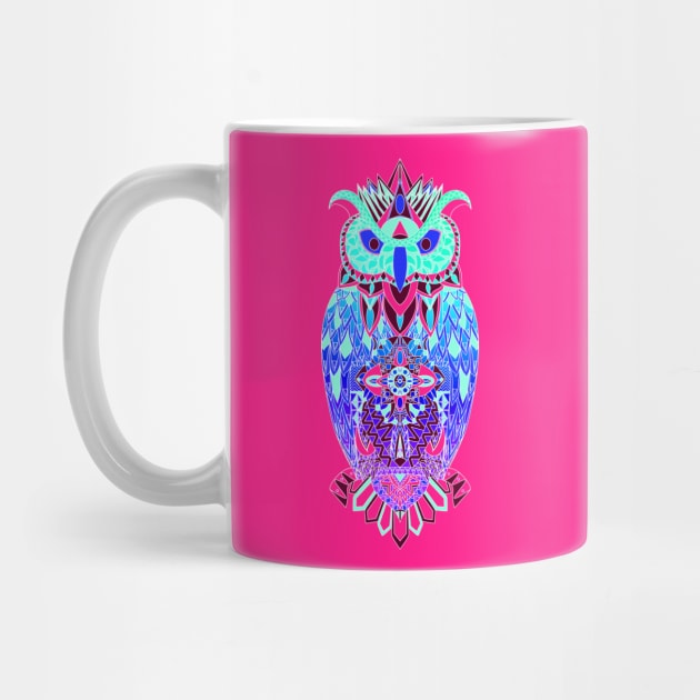 glitch kitsch owl ecopop by jorge_lebeau